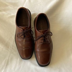 BOSTONIAN MEN’S SHOES; SIZE 7.5 M; LEATHER UPPERS,LINER-MAN MADE,RUBBER SOLE $25